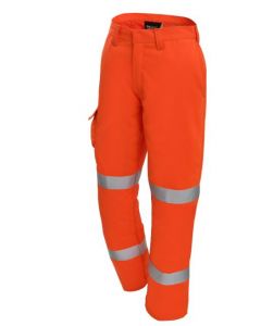 Arc Flash High Viz Orange Trousers 9.8cal/cm2