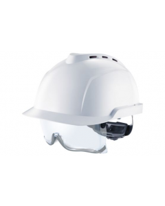 V-Gard 930 helmet with integrated over spectacles WHITE