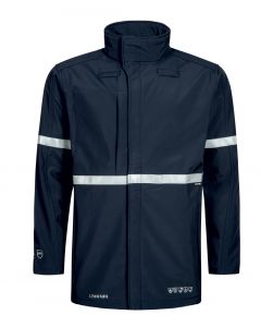 High Viz Arc Flash Navy Waterproof Shell Jacket 17.1cal/cm2