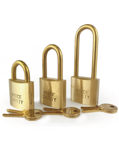 Brass 38mm body Safety Padlocks group