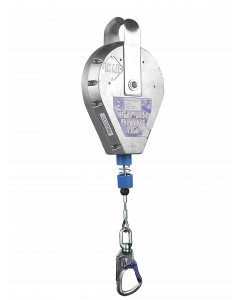 IKAR Aluminium Housing, 12m to 60m Steel Cable Lifeline, Recovery Mech