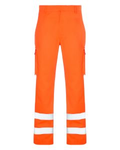 High vis orange arc flash trousers