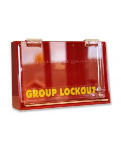  Lightweight Acrylic Lockout Box. 8 hook. 