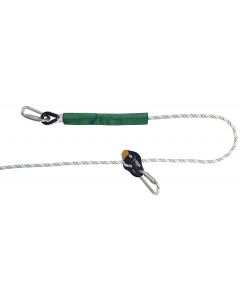 Work Positioning Lanyard with Aluminium Rope-grab Adjuster 