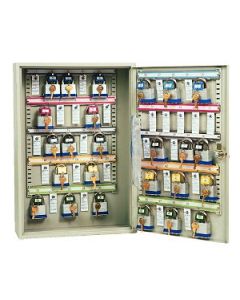 Padlock cabinet holds 25 padlocks - Key locking