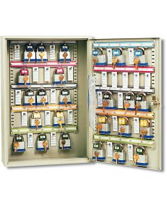 Padlock cabinet holds 100 locks - Keyed lock