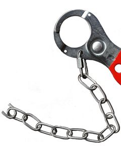  Lockout hasp with 305mm (12 inches) zinc plated chain 