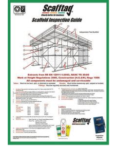  Scafftag for Scaffold Tagging - Wallchart 