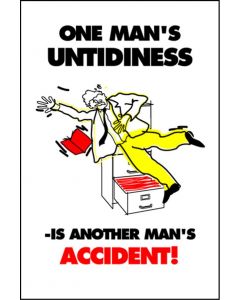 Housekeeping Posters - 'One Man's Untidiness'