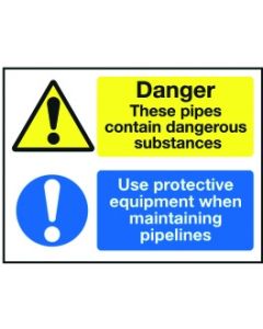 S/A Lockout Wall Sign 450x600mm Danger