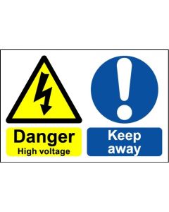 Danger High Voltage - Safety Sign