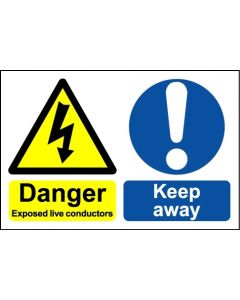 Danger Exposed Live Conductors - Safety Sign