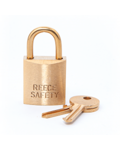 S25 25mm body Brass Keyed to Differ Padlock with Brass shackle