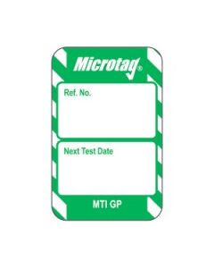  Microtag Inserts - Green - Pack of 20 