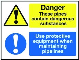  Lockout Sign 450x600mm Danger 