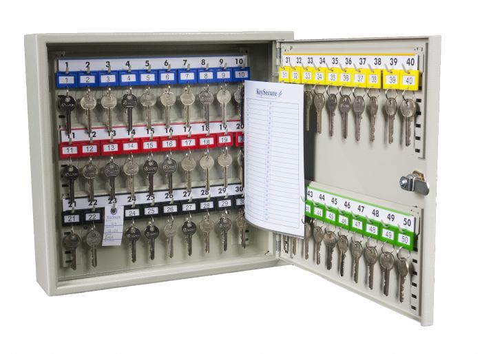 Key Cabinet holds 50 keys