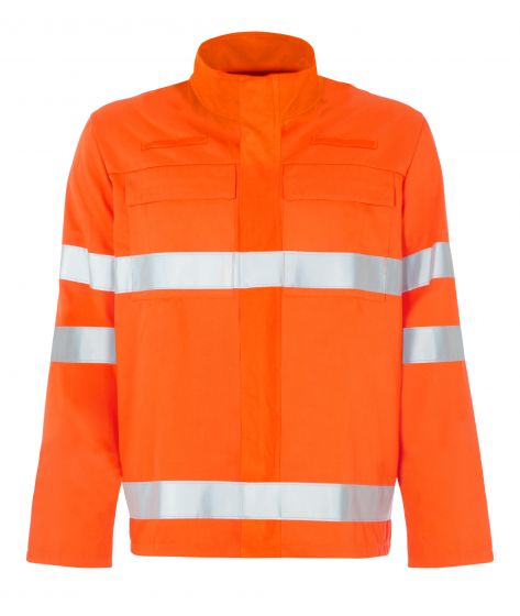 10 CAL ARC FLASH JACKET IN HIGH VIZ ORANGE