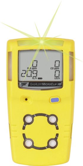 GasAlert Micro XL - 3 gas LEL%, O2, CO- Yellow