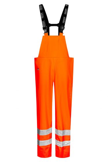 High Viz Arc Flash Orange Waterproof Salopettes 21.1cal/cm2