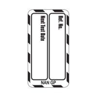  Nanotag Insert - White - Test Due - Pack of 10 