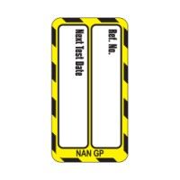  Nanotag Insert - Yellow - Test Due - Pack of 10 