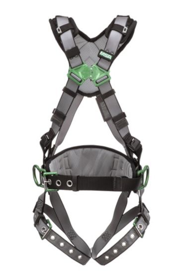 MSA V-FIT Harness, Back/Chest D-Ring, bayonet leg buckles