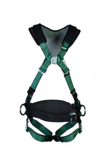 V-FORM+ Harness, Back/Chest/Hip D-Ring, with Waist Belt, Bayonet Buckles - Extra Large