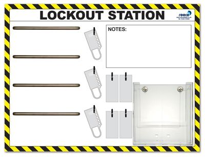 50 Lock, Steel Bar Lockout Station