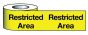  Barrier Warning Tape 75mmx100m Restricted Area 