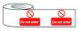  Barrier Warning Tape  75mmx100m Do not enter 