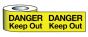  Barrier Warning Tape 75mmx100m Danger Keep Out 