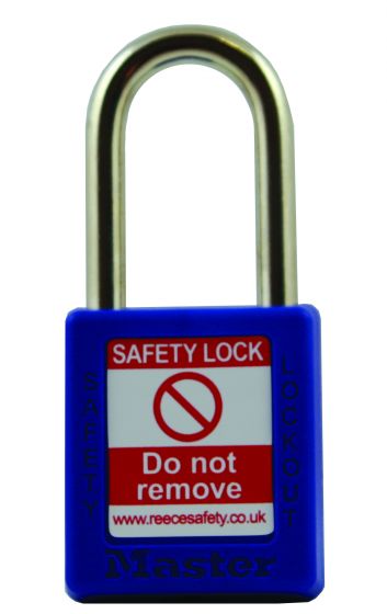 XENOY Padlock BLUE, keyed differently. 